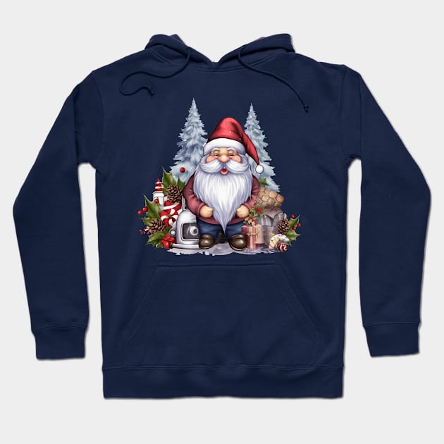 Merry Christmas Gnomes Hoodie by julia_printshop